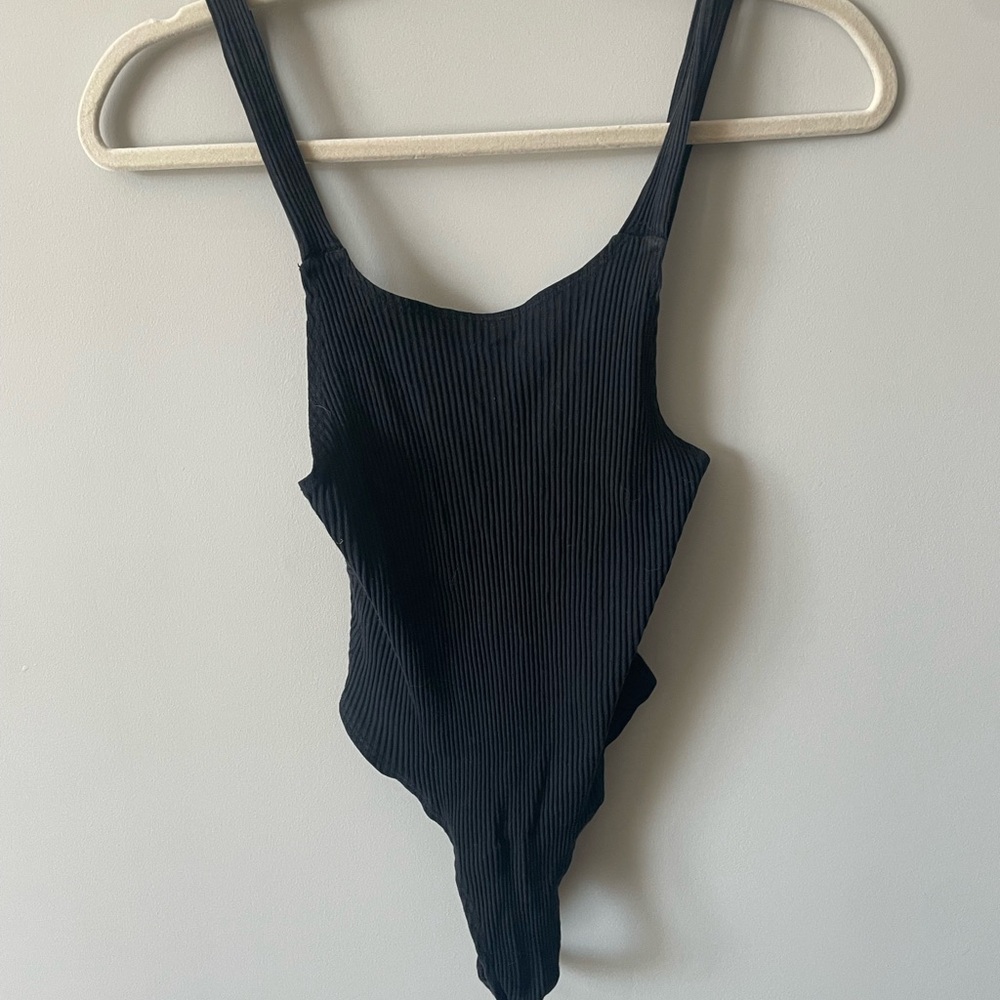 Black Kids One Piece Swimsuit